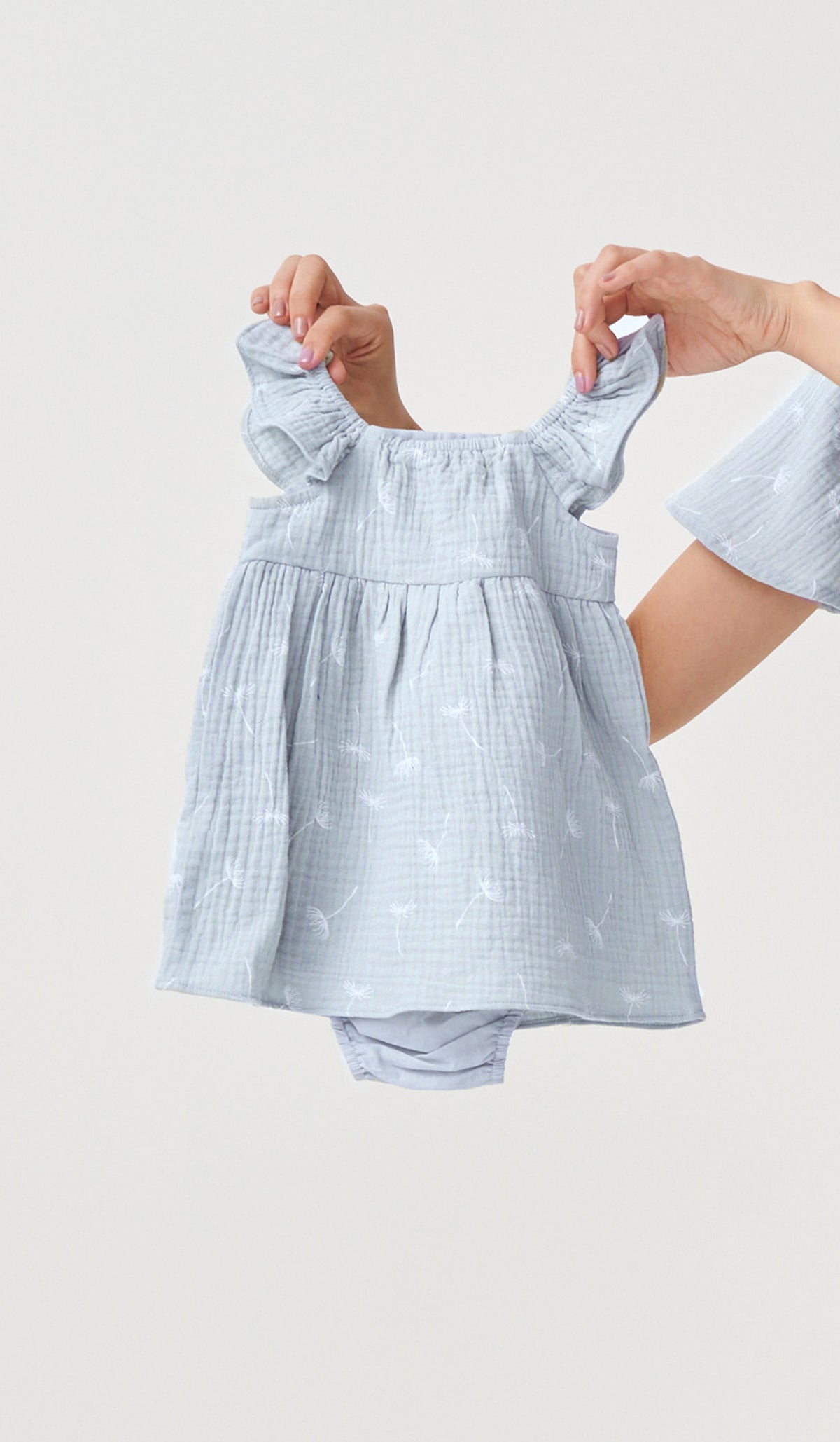 DANDELION KIDS PRINTED ROMPER SKY