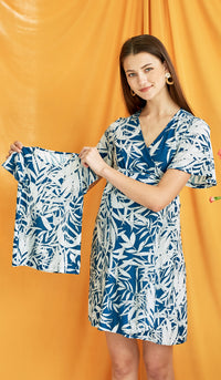 SALE - KYOTO LEAVES KIDS DRESS