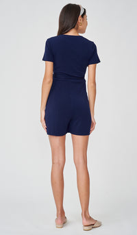 SALE - HEIDI NURSING ROMPER NAVY