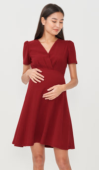 BRENDA SKATER DRESS RED