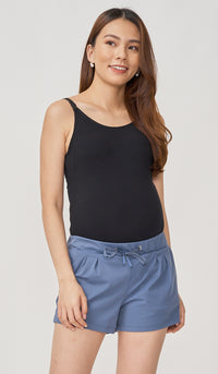 BROOKE DRAWSTRING SHORTS BLUE