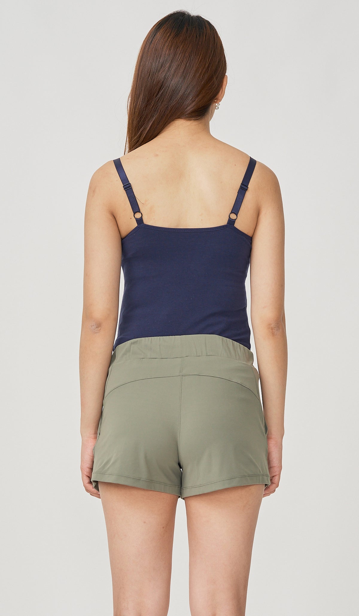 BROOKE DRAWSTRING SHORTS OLIVE