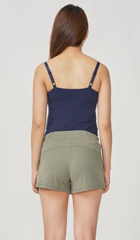 BROOKE DRAWSTRING SHORTS OLIVE
