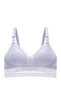 CARA LACE NURSING BRALETTE LILAC