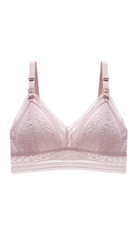 CARA LACE NURSING BRALETTE PINK