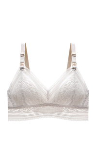 CARA LACE NURSING BRALETTE CREAM