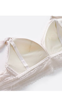 CARA LACE NURSING BRALETTE CREAM
