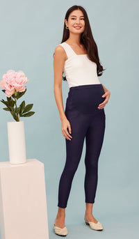 CIERA MATERNITY DENIM JEGGINGS NAVY