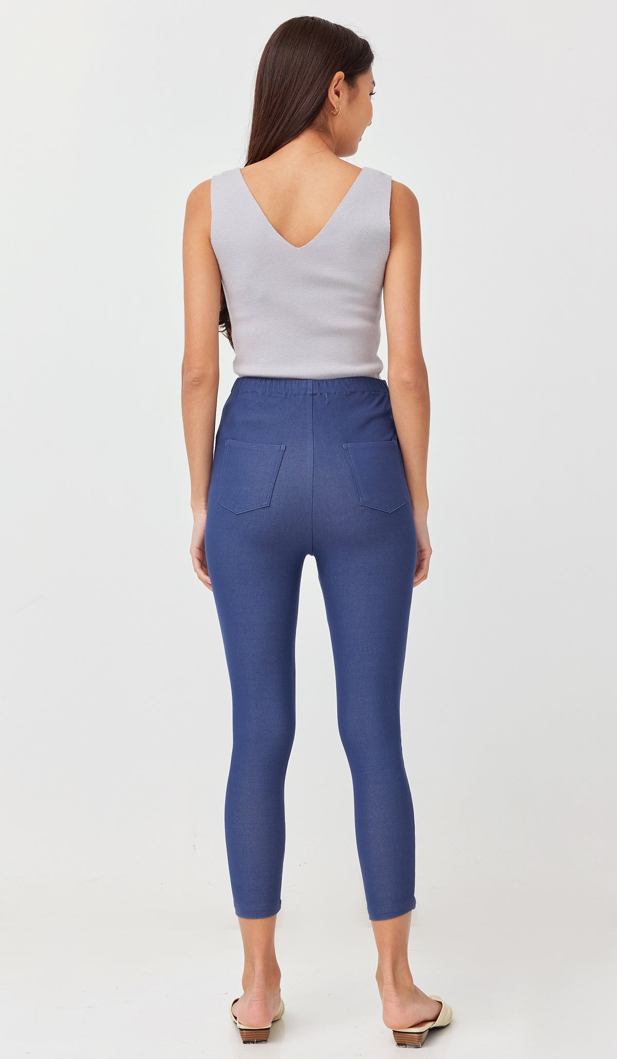 CIERA MATERNITY DENIM JEGGINGS BLUE