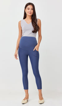 CIERA MATERNITY DENIM JEGGINGS BLUE