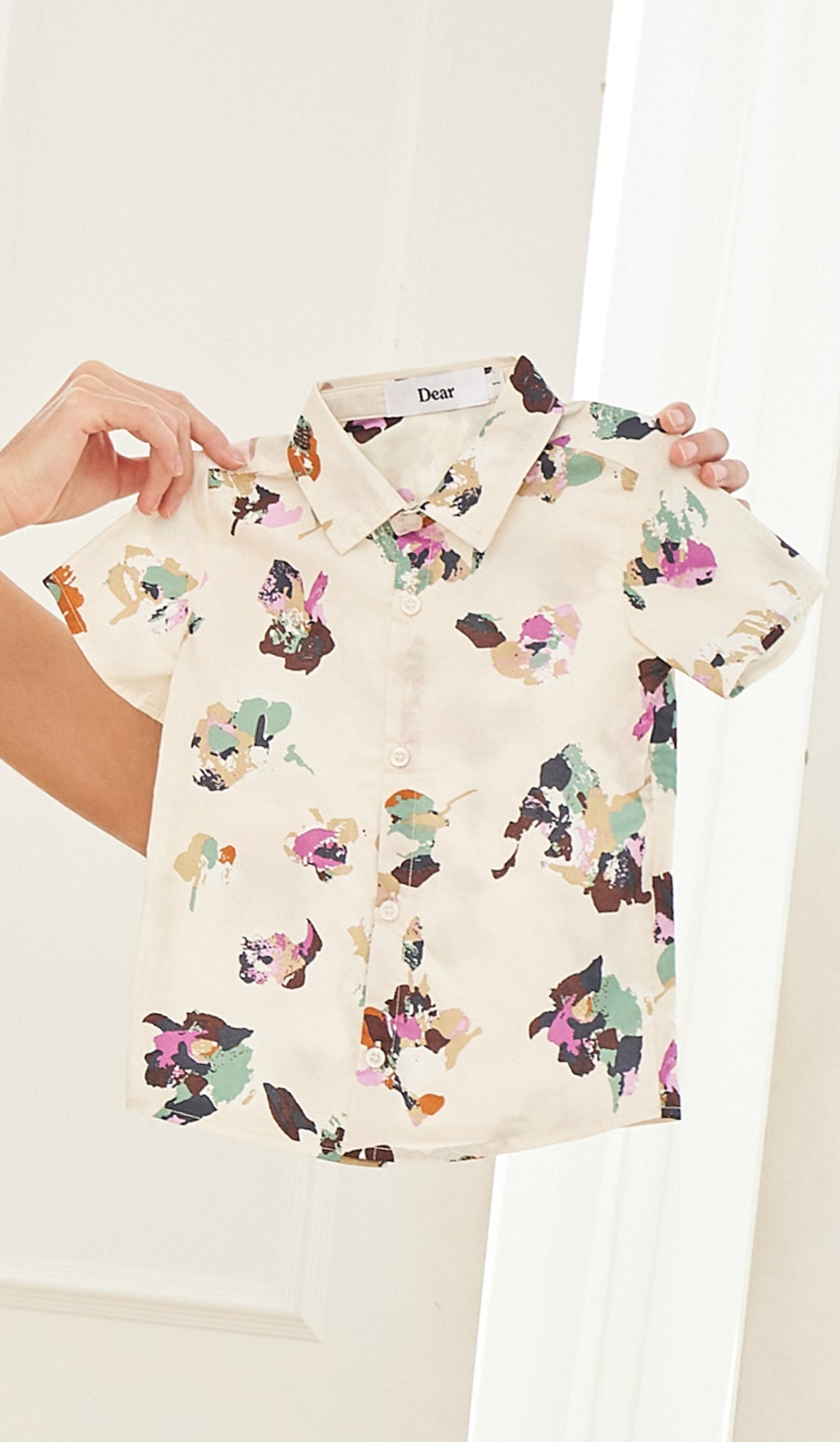 DEAN PRINTED KIDS SHIRT ABSTRACT