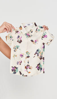 DEAN PRINTED KIDS SHIRT ABSTRACT