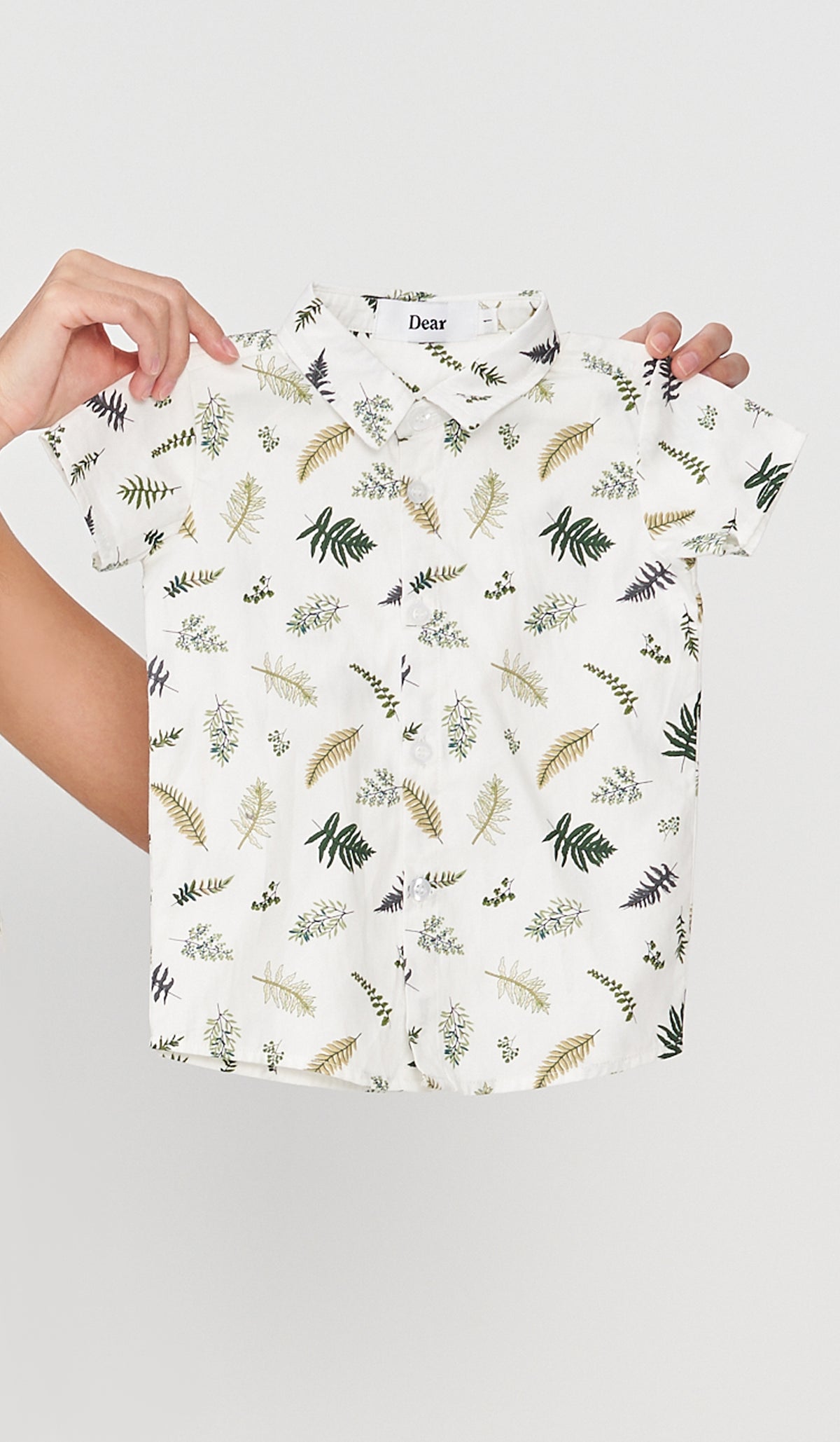 DEAN PRINTED KIDS SHIRT LEAF