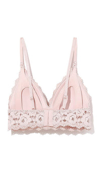 DEMI LACE NURSING BRA ROSE