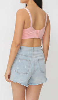 ELAINE LACE NURSING BRA PINK