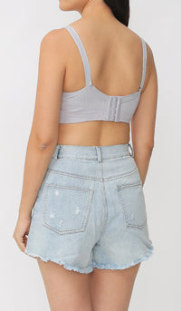 ELAINE LACE NURSING BRA GREY