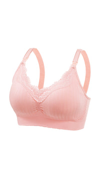 ELAINE LACE NURSING BRA PINK