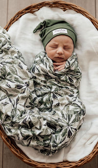 SNUGGLE HUNNY EVERGREEN | ORGANIC MUSLIN WRAP
