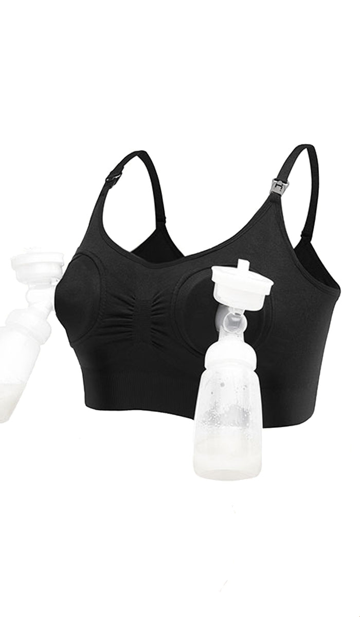 HARA HANDS FREE NURSING BRA BLACK