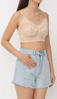 HARA HANDS FREE NURSING BRA NUDE