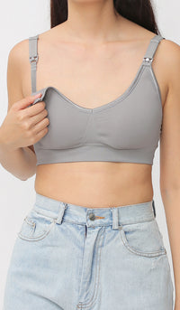 KALIA BASIC NURSING BRA GREY