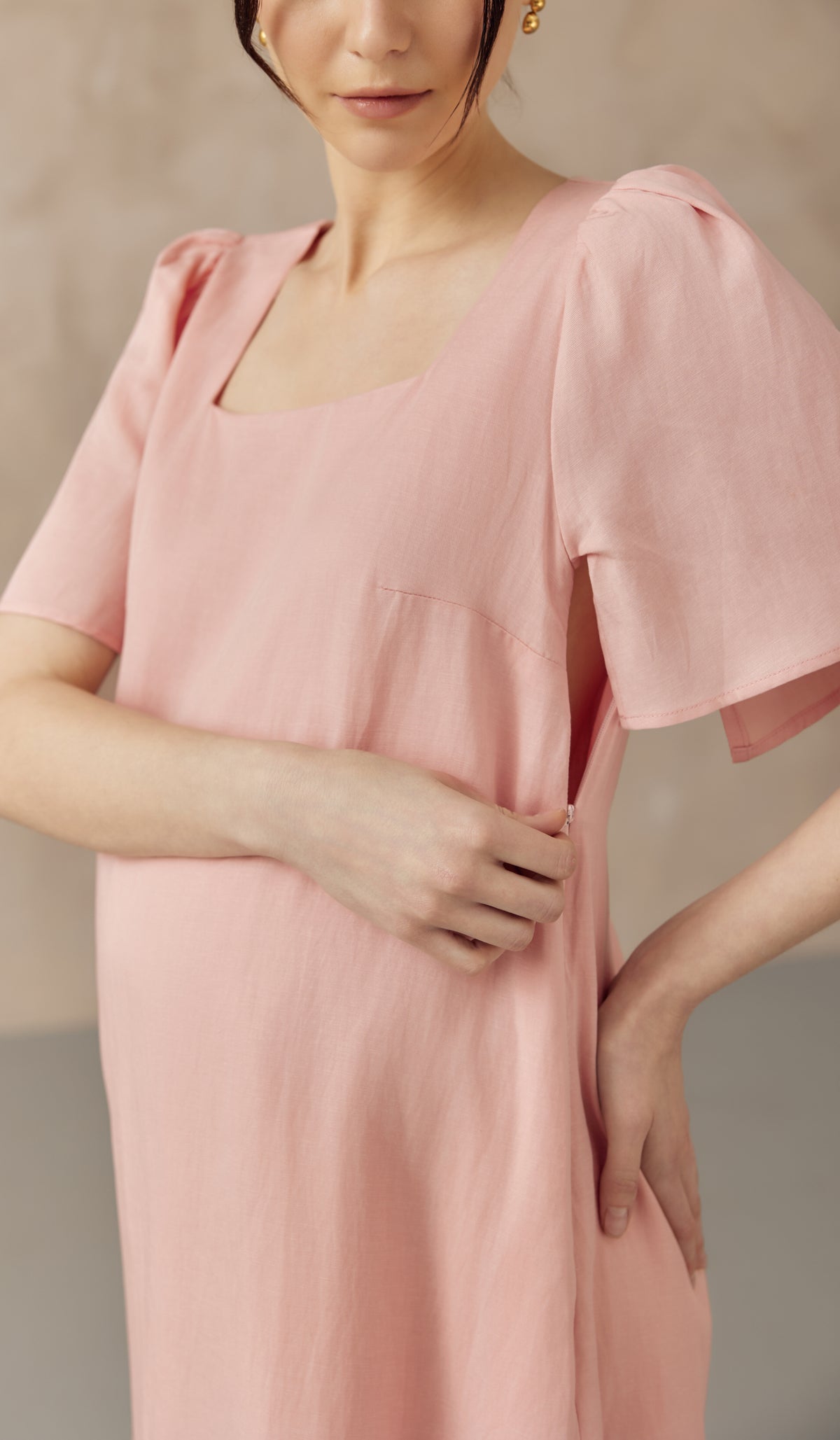 carlena linen dress Reformation Carlena Mini Dress
