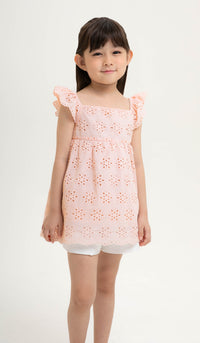 ISLA KIDS CROCHET DRESS PINK