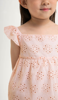 ISLA KIDS CROCHET DRESS PINK