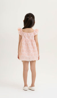 ISLA KIDS CROCHET DRESS PINK