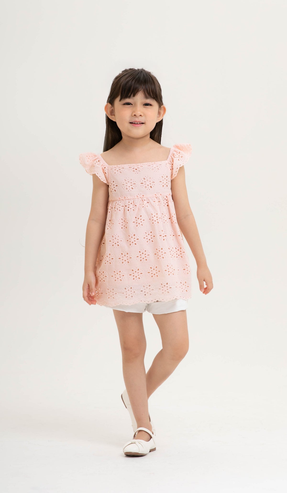ISLA KIDS CROCHET DRESS PINK