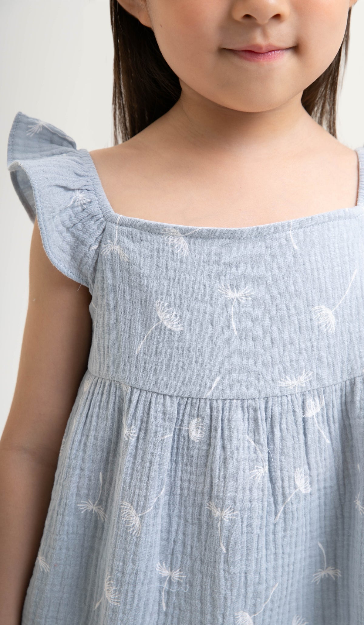 DANDELION KIDS PRINTED DRESS SKY