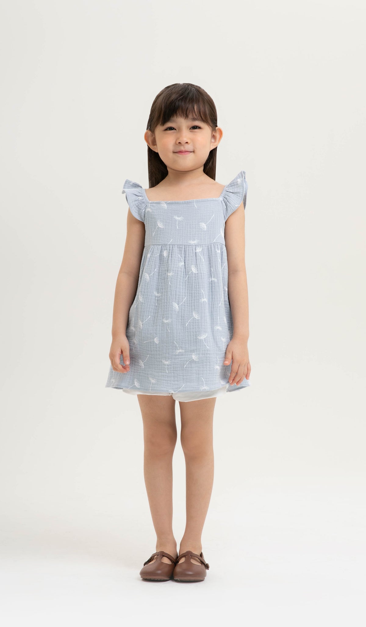 DANDELION KIDS PRINTED DRESS SKY