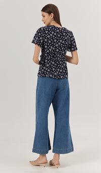 NERISE NURSING TOP NAVY