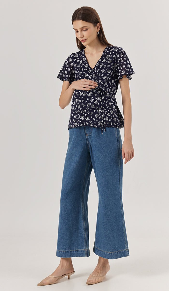 NERISE NURSING TOP NAVY