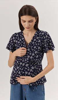 NERISE NURSING TOP NAVY
