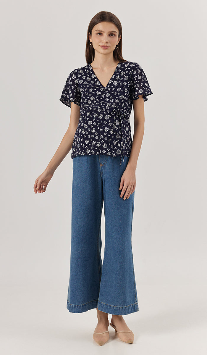 NERISE NURSING TOP NAVY