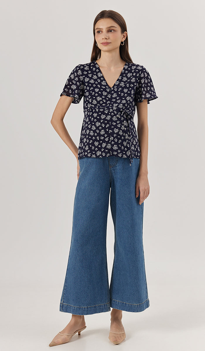 NERISE NURSING TOP NAVY