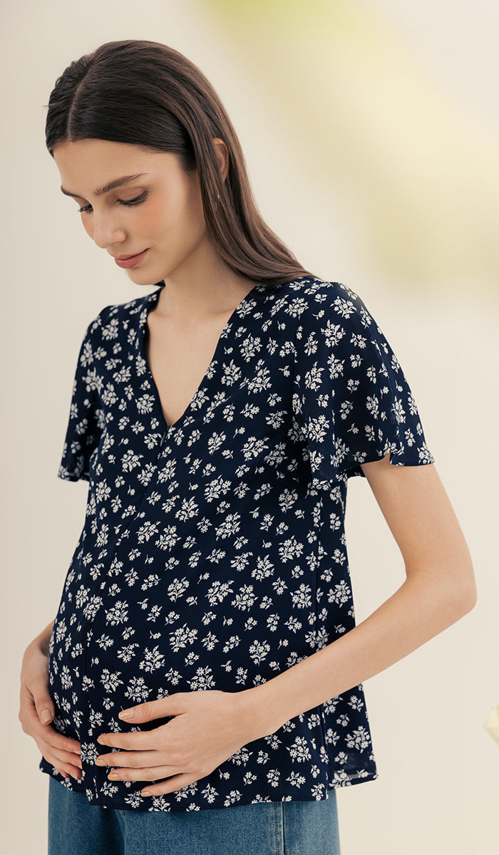 NERISE NURSING TOP NAVY
