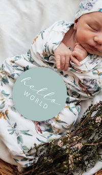 SNUGGLE HUNNY EUCALYPT & SAGE REVERSIBLE MILESTONE CARDS