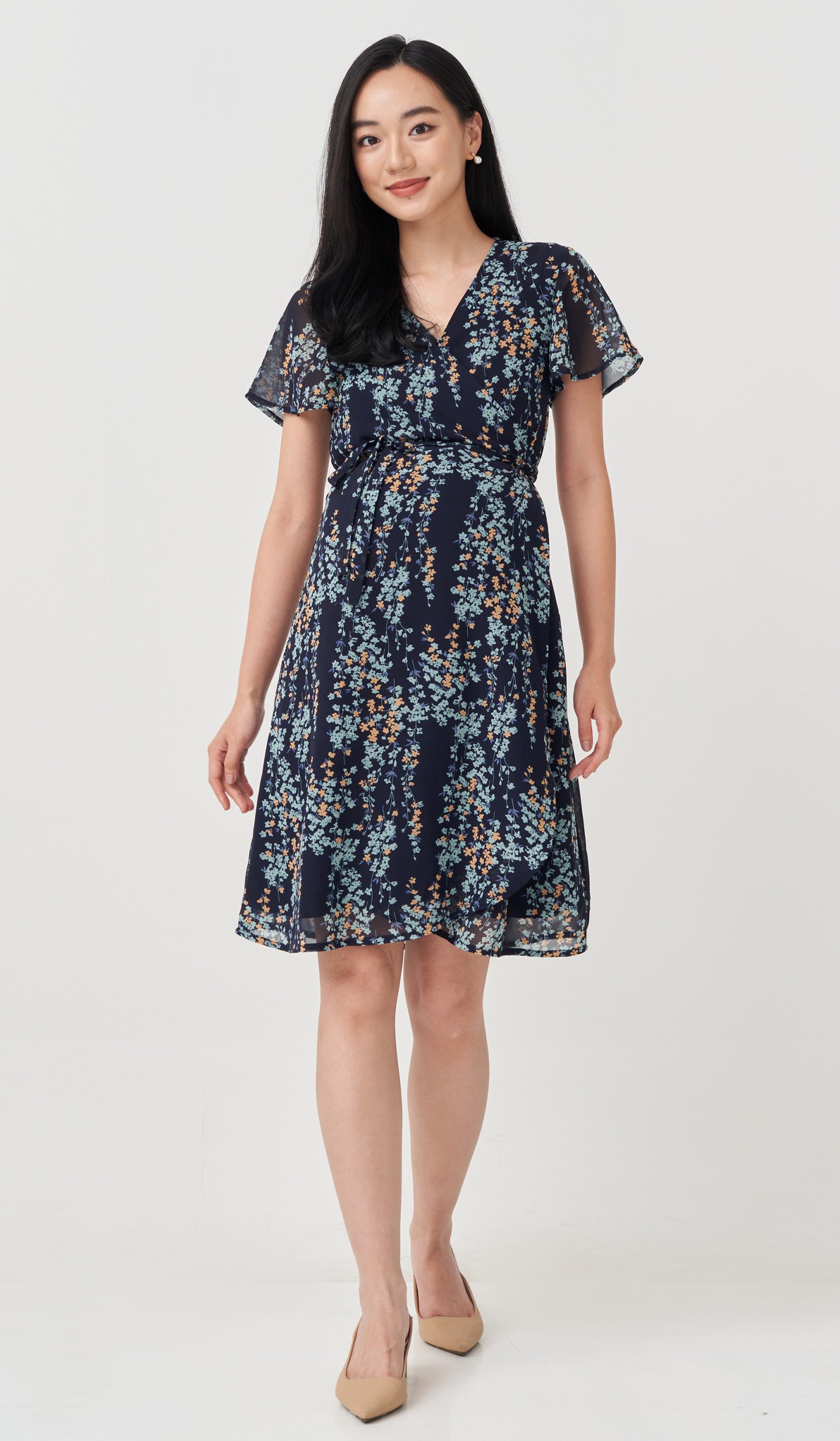 Target floral 2025 wrap dress