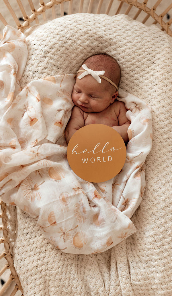 SNUGGLE HUNNY PARADISE | ORGANIC MUSLIN WRAP